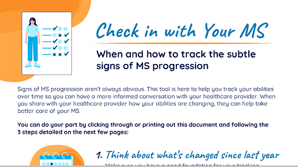 ​Better together: A care partner’s guide to joining an MS appointment’ downloadable PDF resource.​