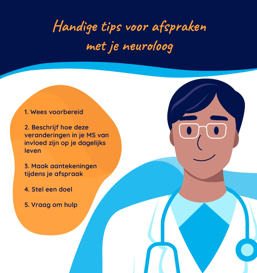 Tips voor afspraken met neuroloog