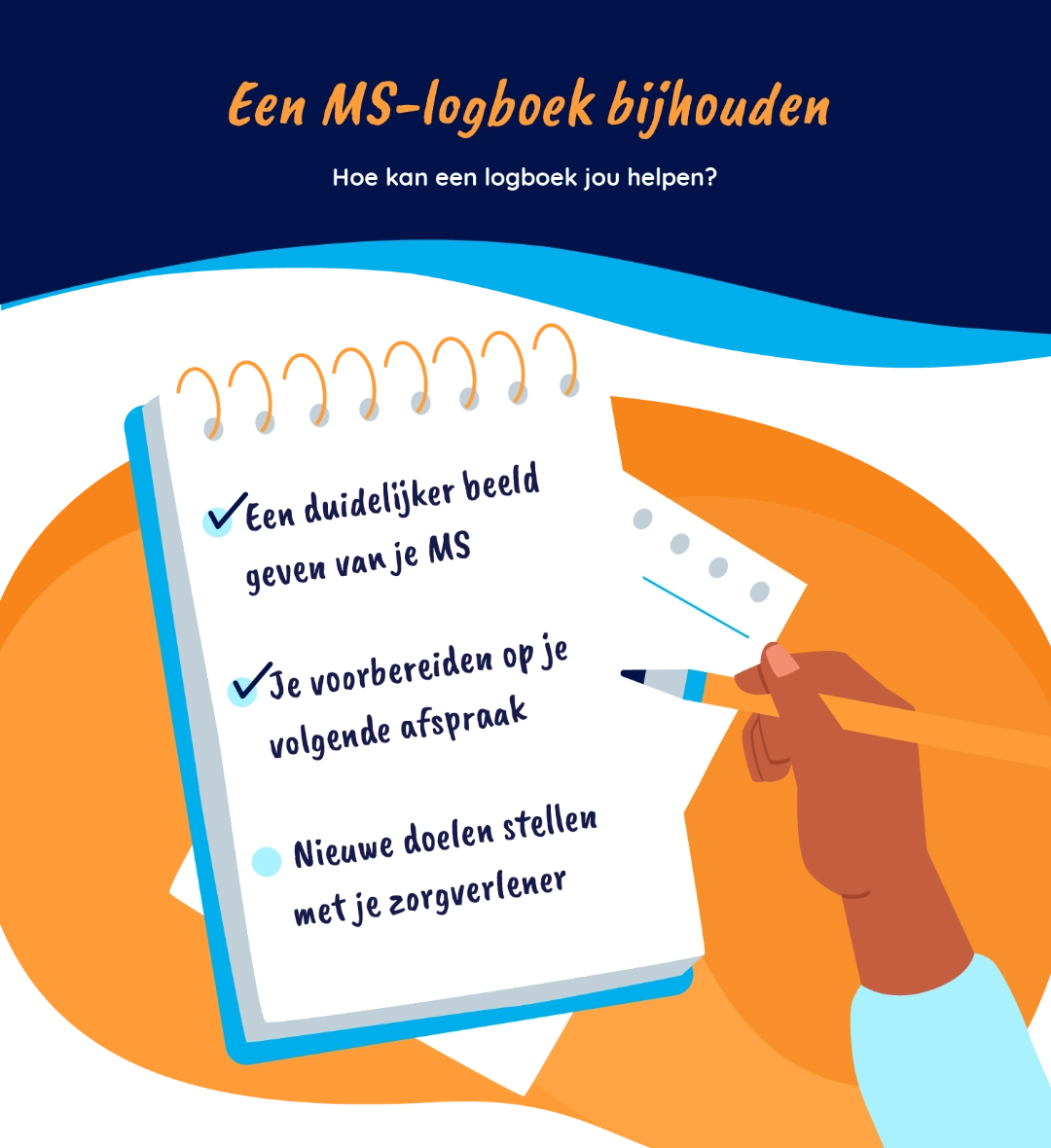 Notitieblok met lijst