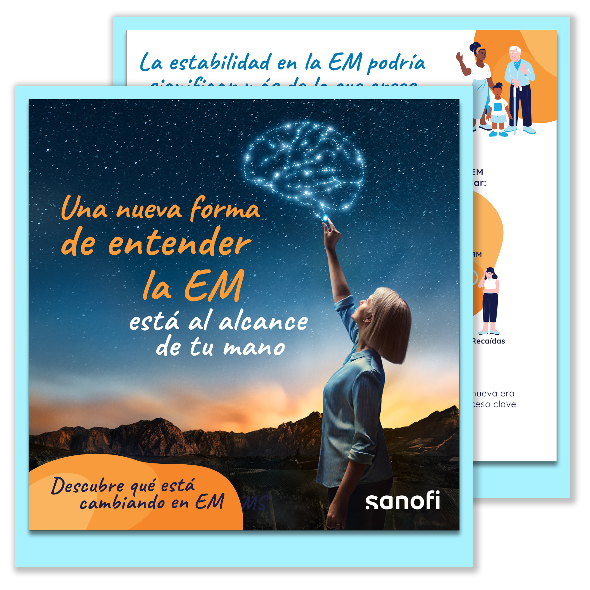 Imagen del folleto para pacientes 'Una nueva forma de entender la EM' disponible para descargar