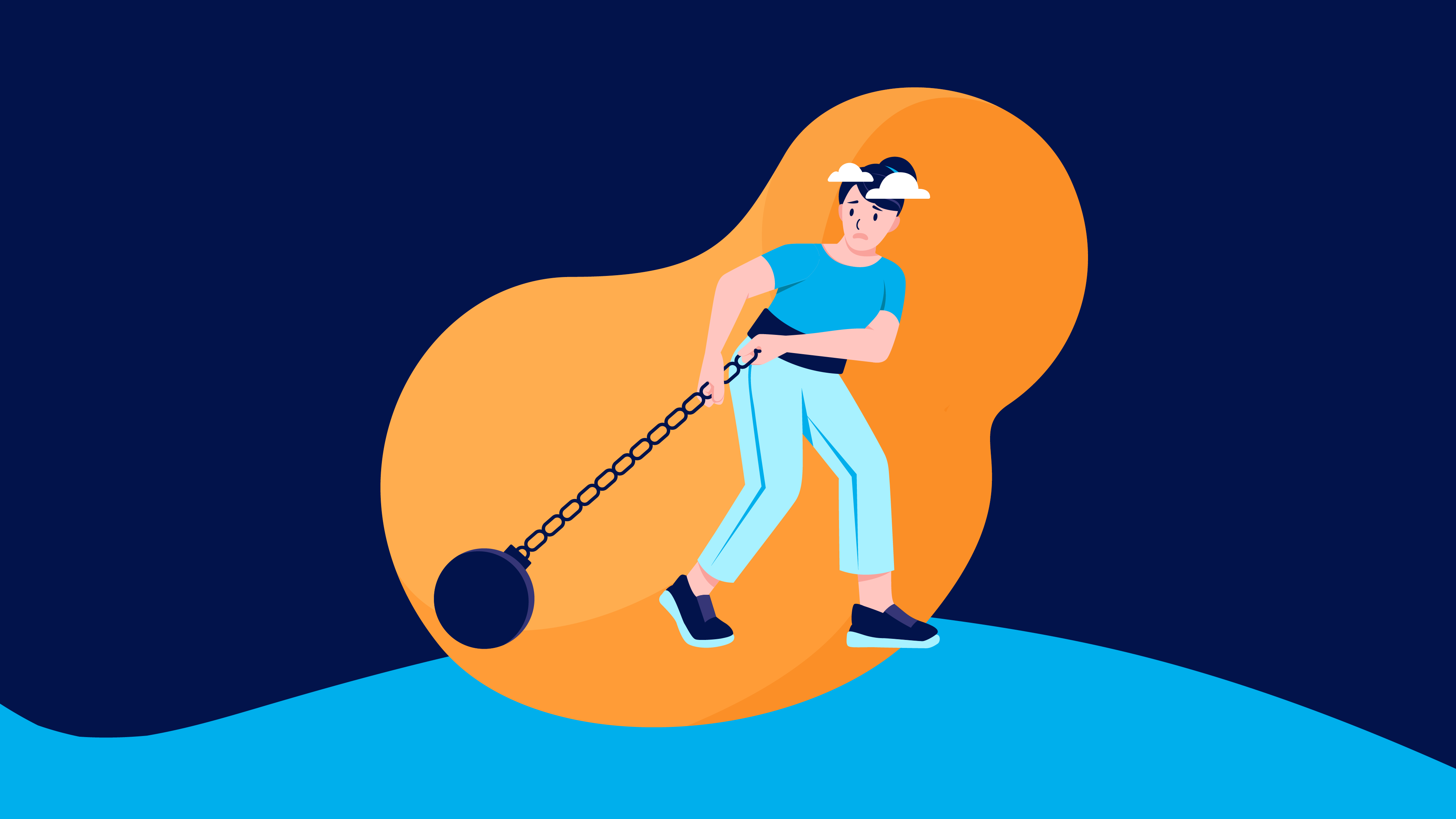 Illustration of a doctor with a speech bubble next to them.